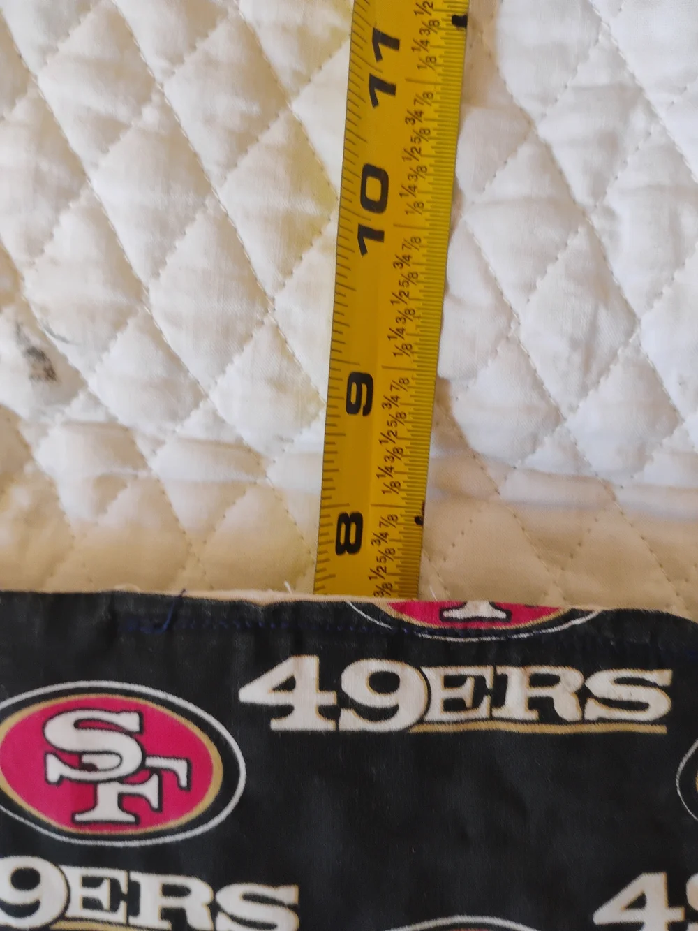 San Francisco 49ers Black Logo Foldover Clutch